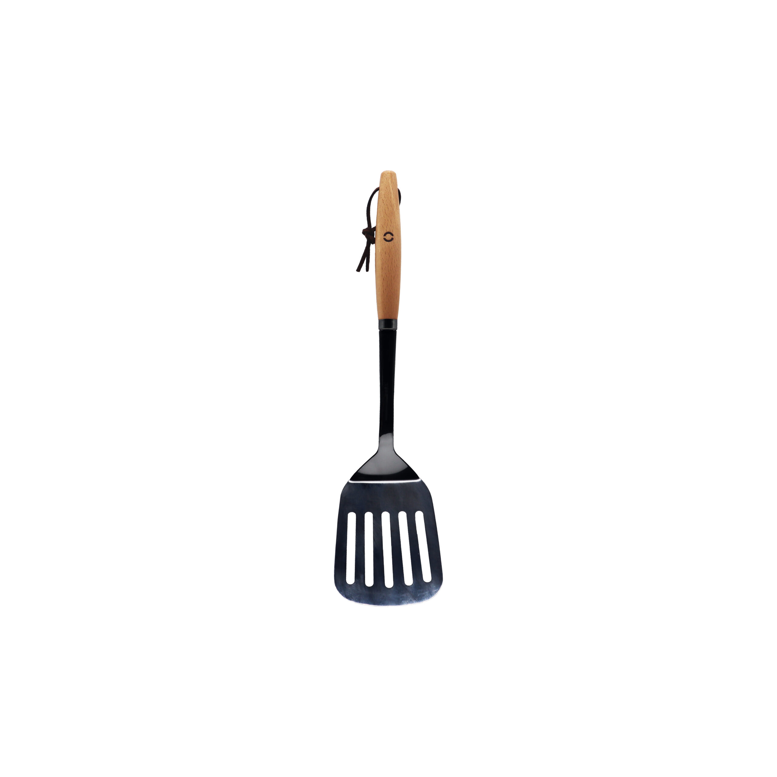 espatula-ranurada-acero-inoxidable-mango-madera-spatula-stainless-steel-wood-grip-toxic-free-lifestyle-coina-saludable-1
